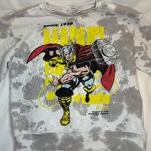 Little boys Zara Thor Marvel superhero sweatshirt